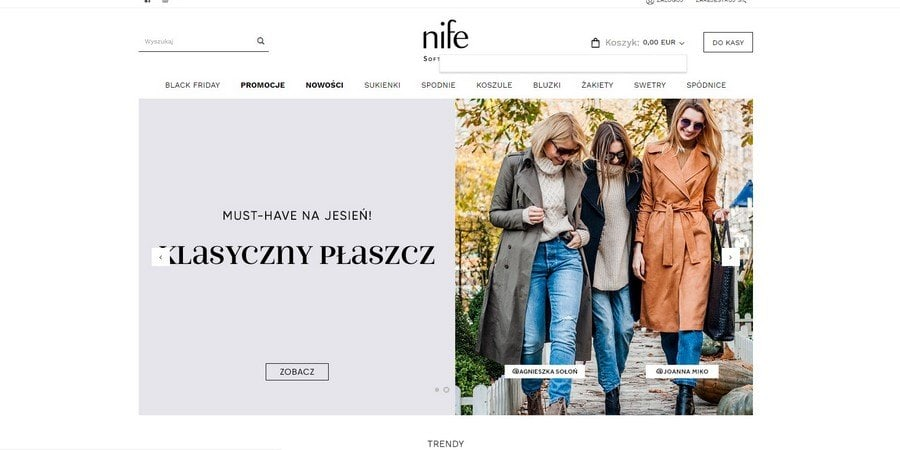 Cache top clothing website
